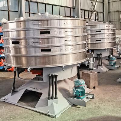 Tumbler Screening Machine stainless steel vibrating sieve with spiral material spread and gentle swinging motion for grain separation