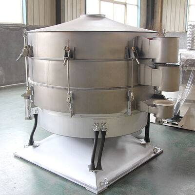 Tumbler Screening Machine Designed for Separation and Gentle Treatment of Fine Fragile and Sticky Industrial Materials