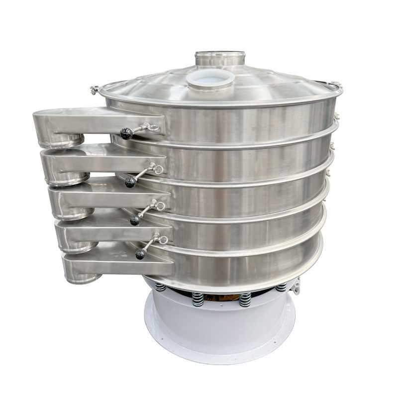 Vibratory Screening Machine for Granular and Powdered Material Treatment in Chemical Food and Medicine Industries