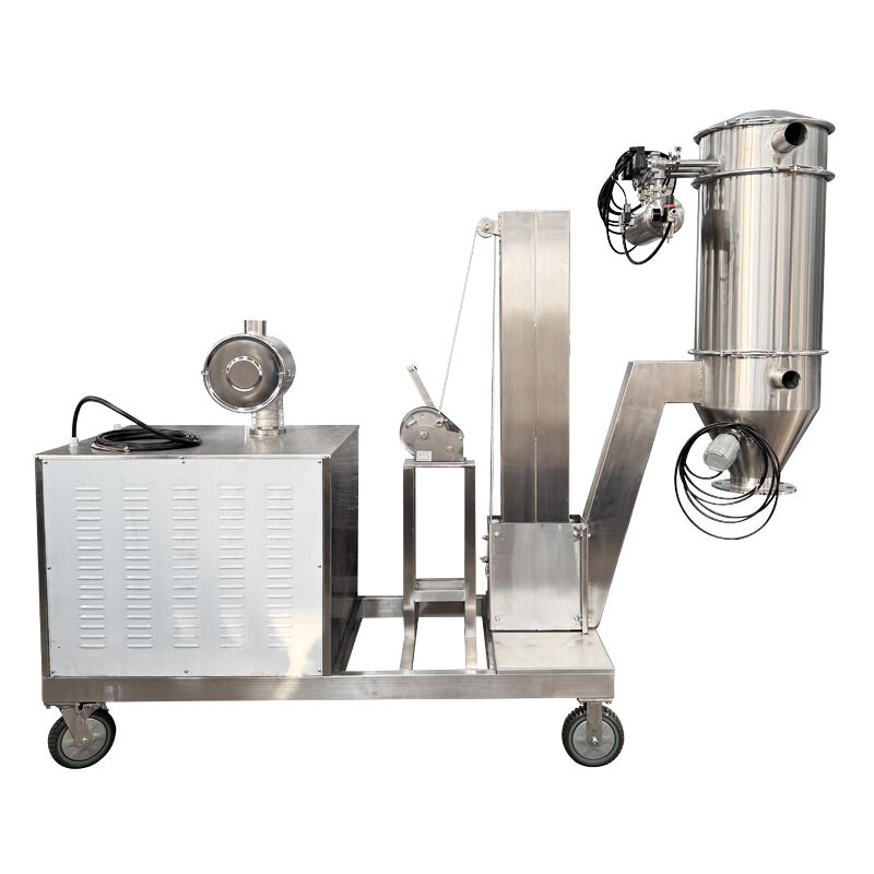 Vacuum Conveyor Systems Enabling Continuous Clean Transfer of Powder and Granular Materials with Minimal Dust