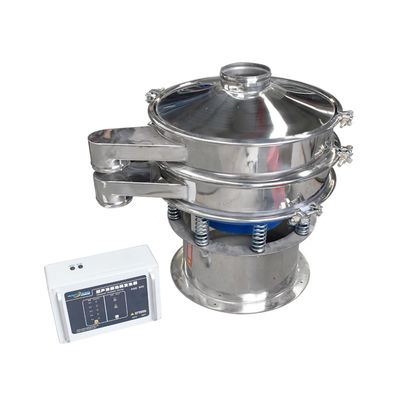 Mesin penyaringan halus untuk partikel bubuk stainless steel dengan layar getaran ultrasonik multi-lapisan