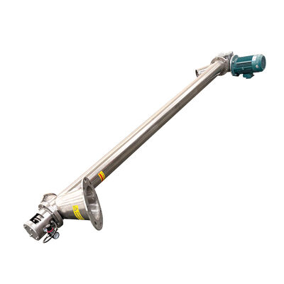 Conveyor sekrup Auger dirancang untuk aliran bahan dalam proses produksi industri bergerak bubuk granules dan blok kecil dengan lancar