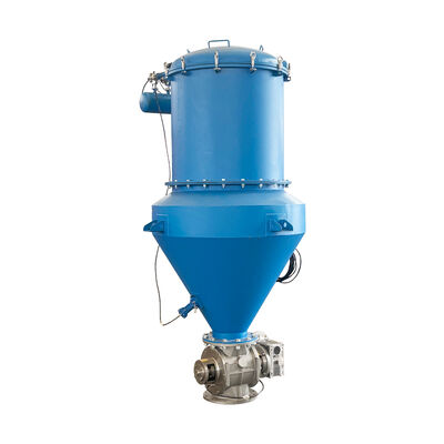 Sistem konveyor vakum yang dirancang untuk pemasangan serbuk dan bahan butiran secara terus menerus dan otomatis dengan kontrol debu