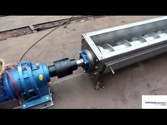 Mesin Pengumpan Sekrup Otomatis Tipe U Disesuaikan Auger Conveyor