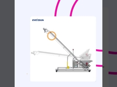 SUS304 316L Sistem Conveying Auger Screw Conveyor Feeder